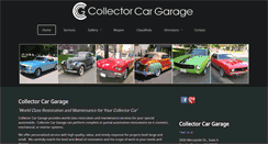 Desktop Screenshot of collectorcargarage.com