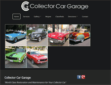 Tablet Screenshot of collectorcargarage.com